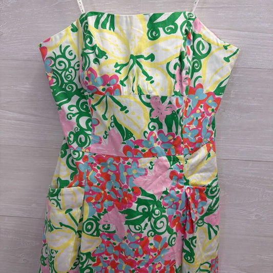 Lilly Pulitzer White/ Multi Print Strapless Lottie Dress 2