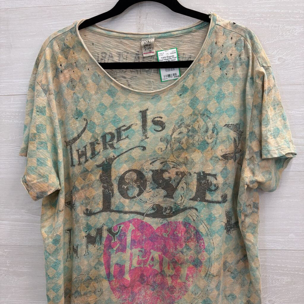 Magnolia Pearl Love In My Heart Tee One Size