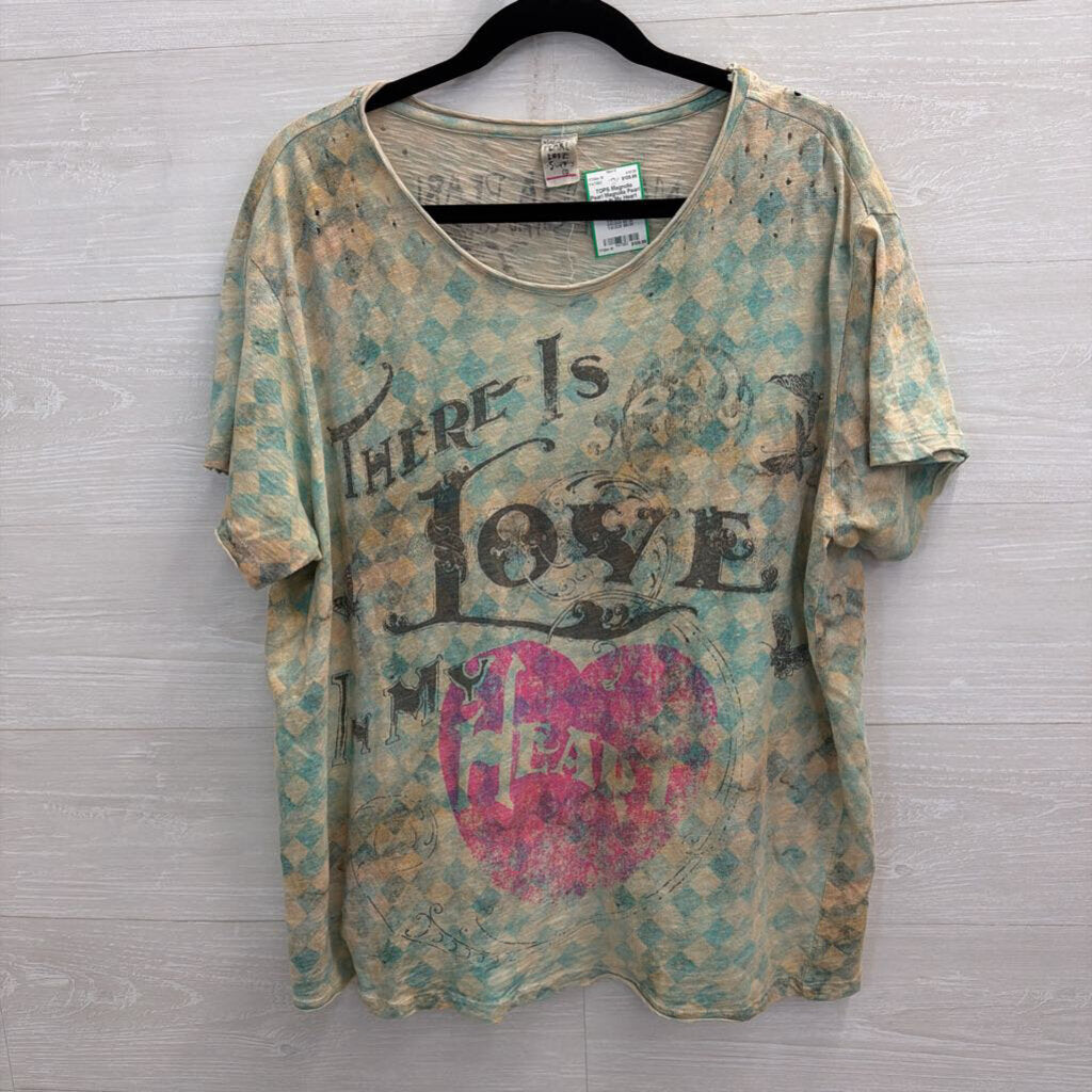 Magnolia Pearl Love In My Heart Tee One Size