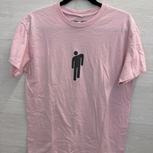 Pink/ Black Billie Eilish Short Sleeve Graphic Tee Large