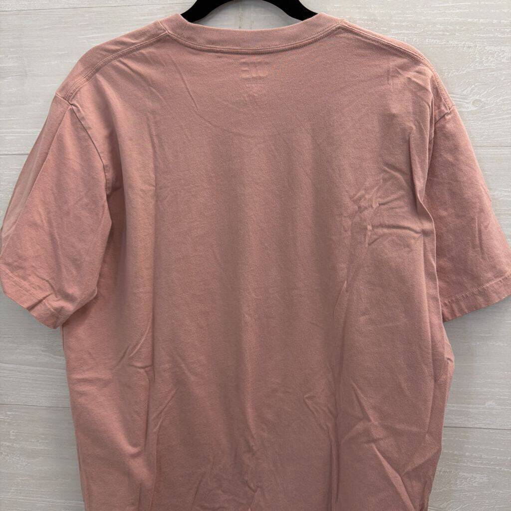 Uniqlo Pink/ Black Gearshift Mickey Short Sleeve Graphic Tee Large