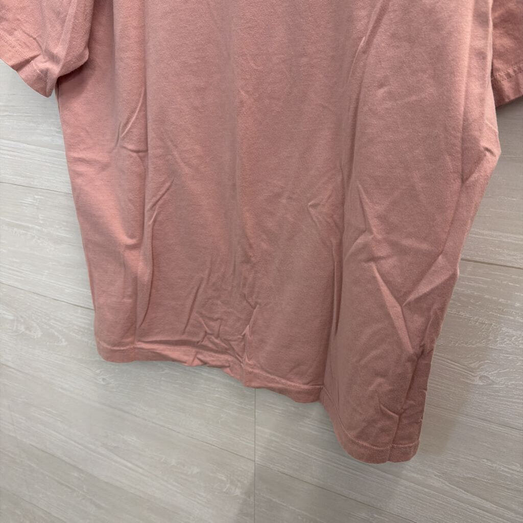 Uniqlo Pink/ Black Gearshift Mickey Short Sleeve Graphic Tee Large