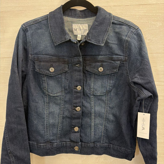 Jessica Simpson Dark Wash Denim Jacket Large