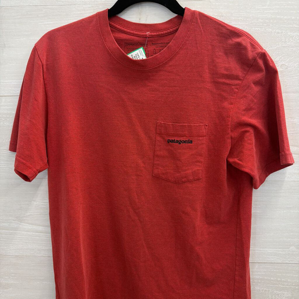 Patagonia Red Short Sleeve Graphic Tee Small