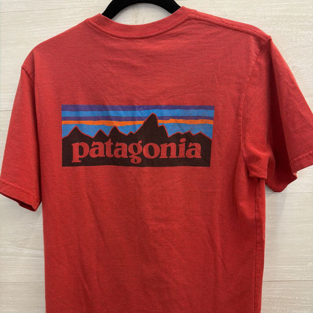 Patagonia Red Short Sleeve Graphic Tee Small