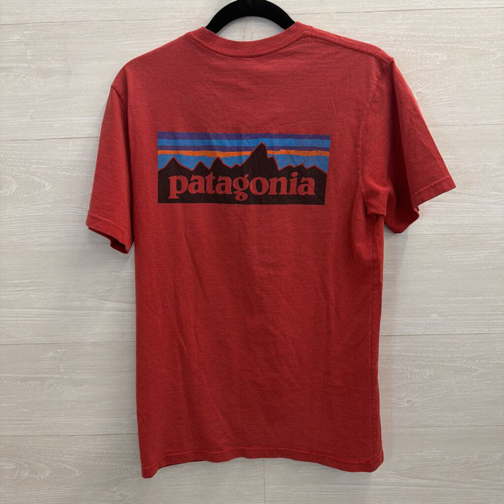Patagonia Red Short Sleeve Graphic Tee Small