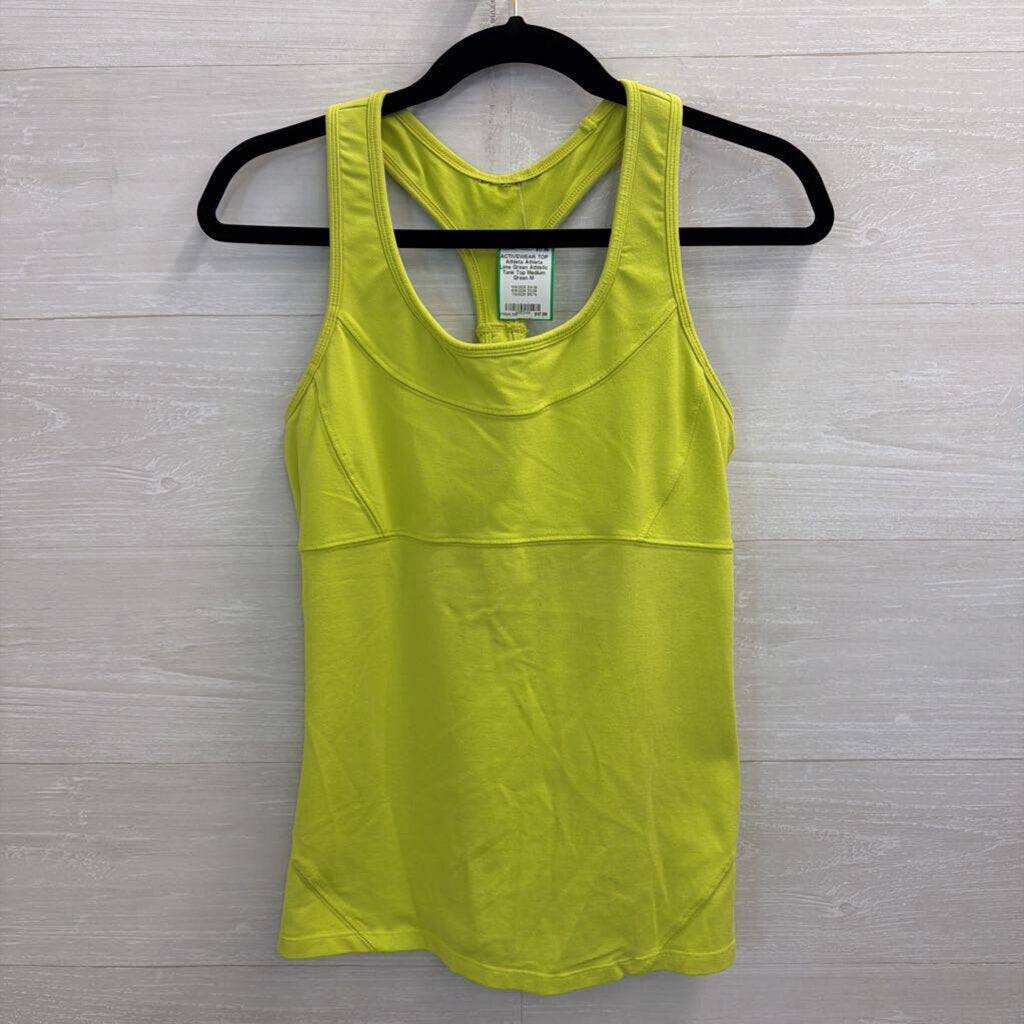 Athleta Lime Green Athletic Tank Top Medium