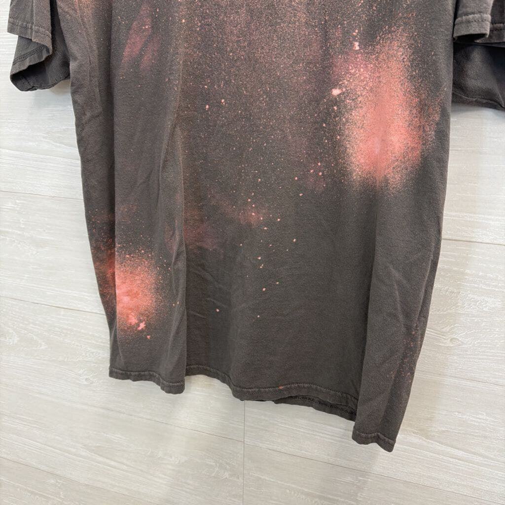 Bohemian Cowgirl Brown/ Pink Let's Rodeo Short Sleeve Graphic Tee Extra Large