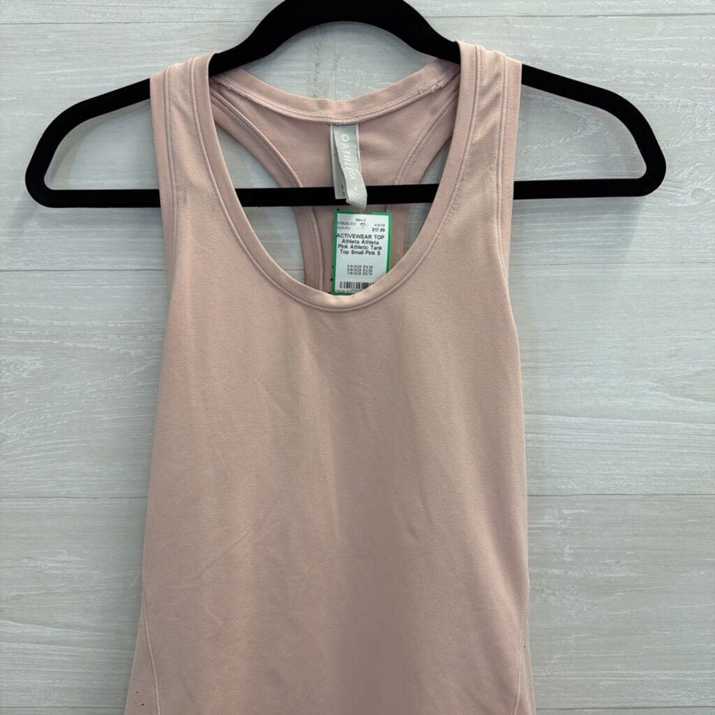 Athleta Pink Athletic Tank Top Small