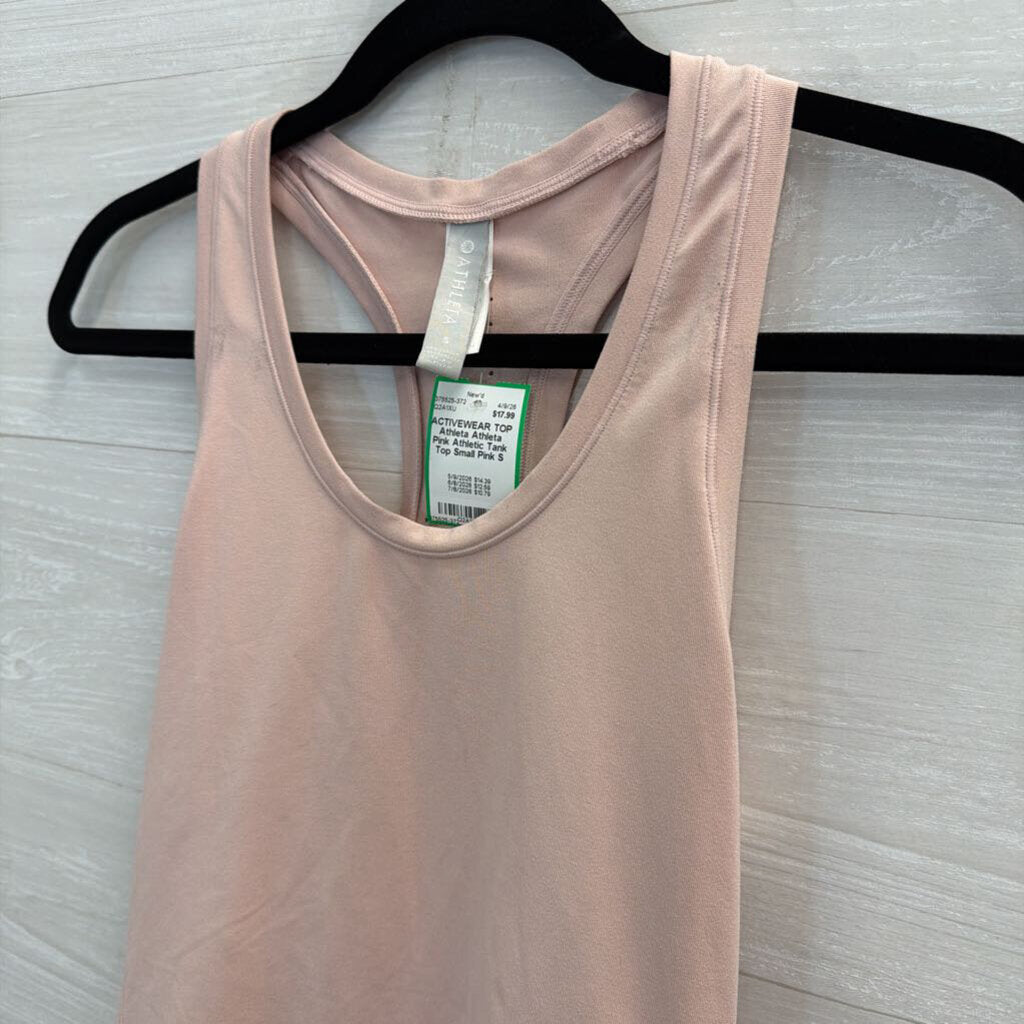 Athleta Pink Athletic Tank Top Small