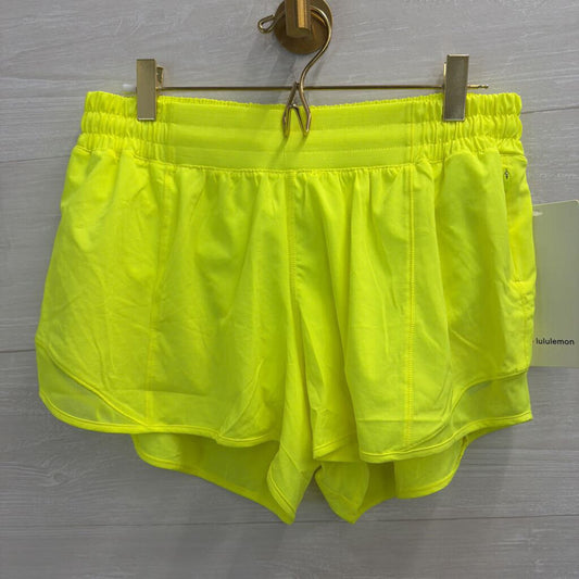 Lululemon Neon Yellow Athletic Shorts 10