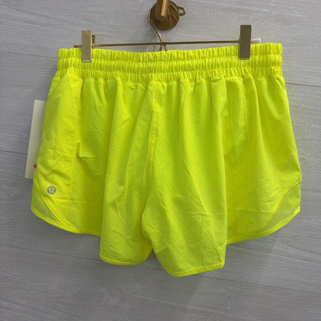 Lululemon Neon Yellow Athletic Shorts 10
