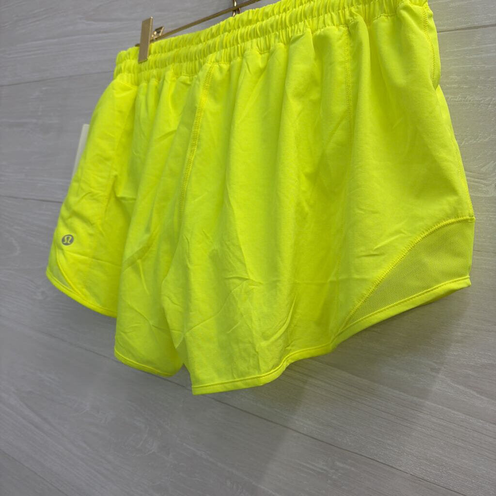 Lululemon Neon Yellow Athletic Shorts 10