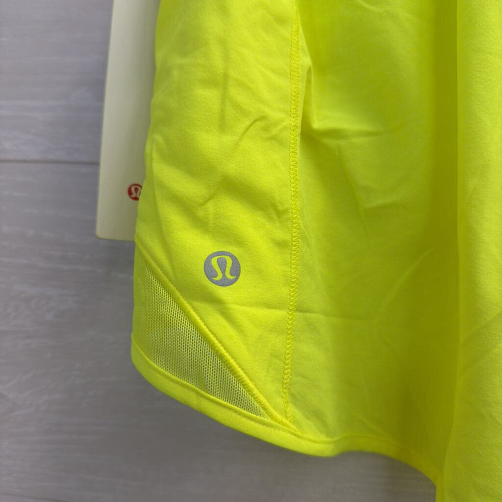 Lululemon Neon Yellow Athletic Shorts 10