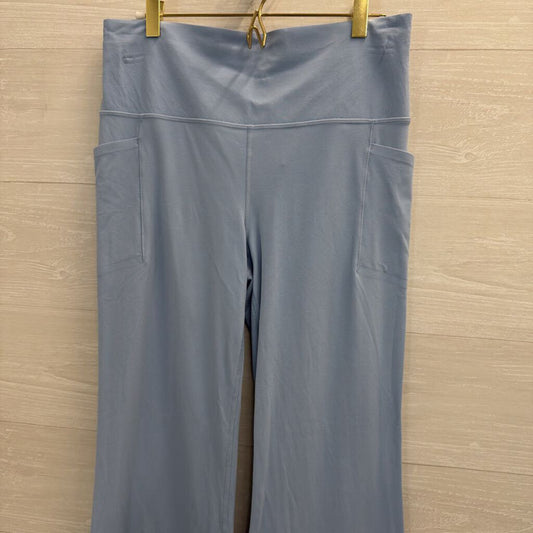 Athleta Blue Flare Leggings Large