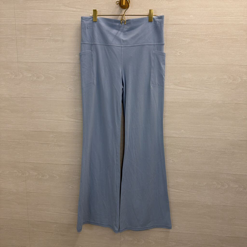 Athleta Blue Flare Leggings Large