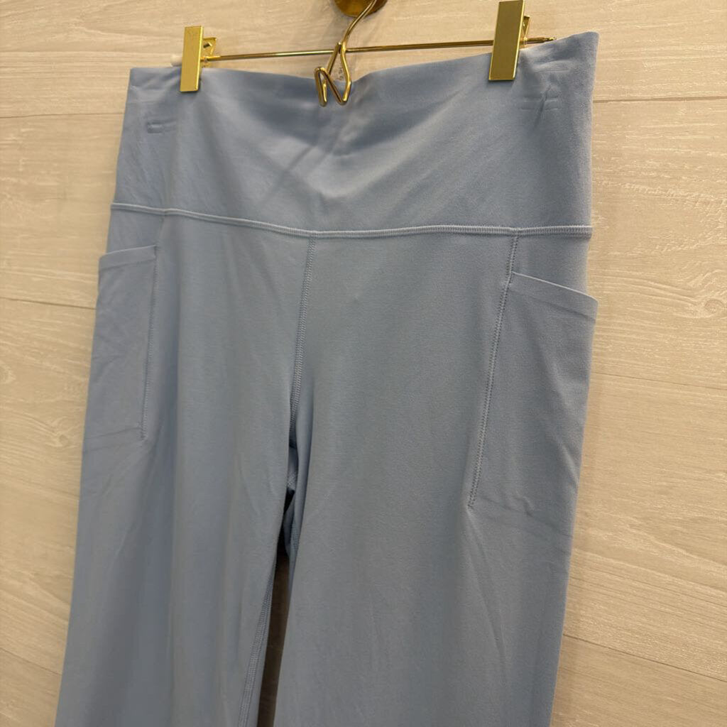 Athleta Blue Flare Leggings Large