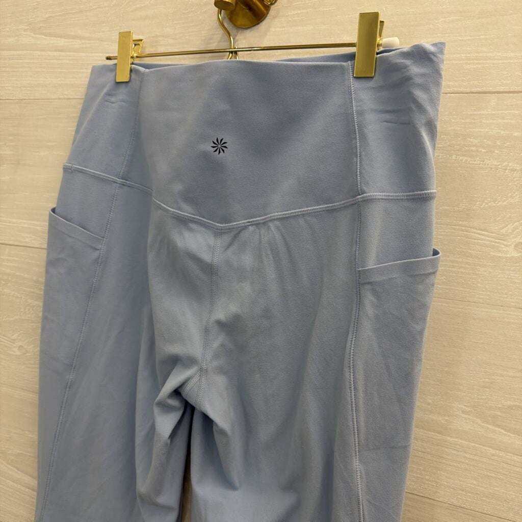 Athleta Blue Flare Leggings Large
