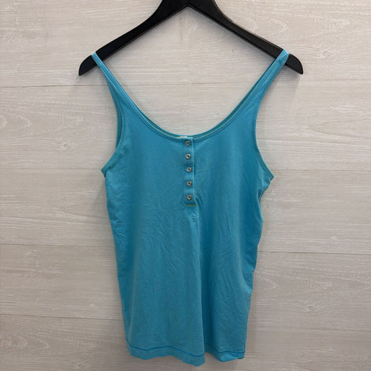 Lululemon Blue Henley Tank Top Medium