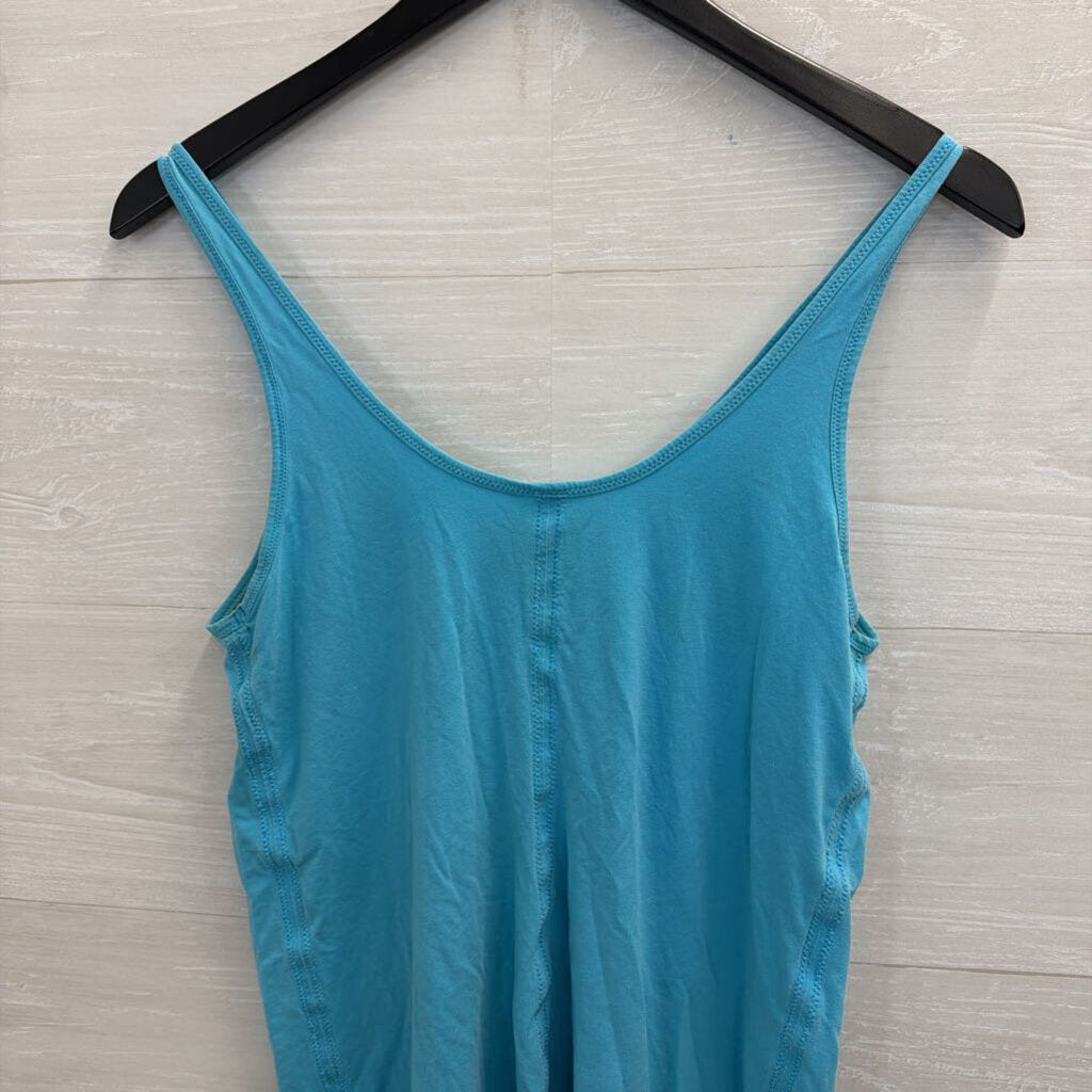 Lululemon Blue Henley Tank Top Medium