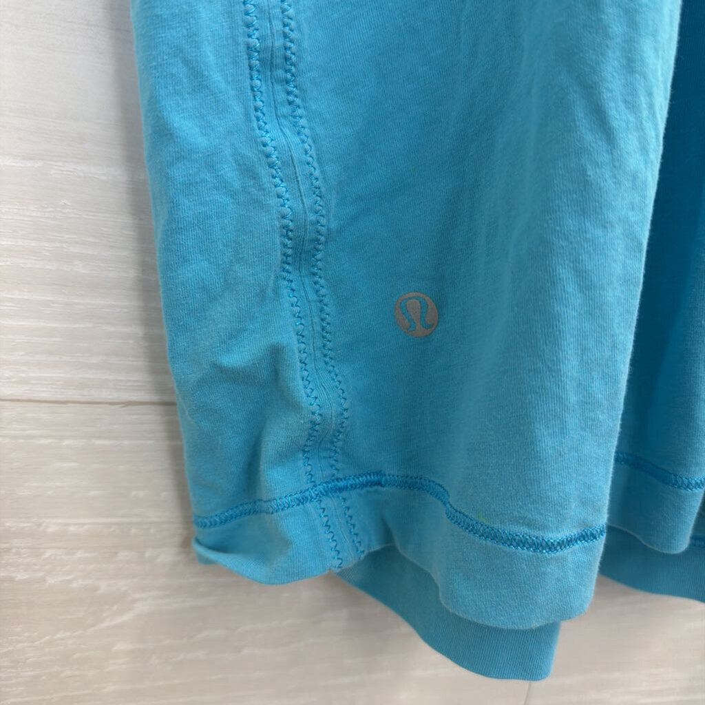 Lululemon Blue Henley Tank Top Medium