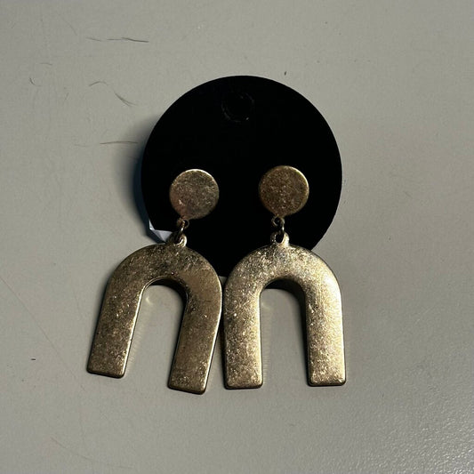 Gold Statement Drop Earrings