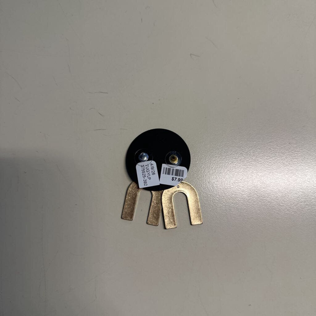 Gold Statement Drop Earrings