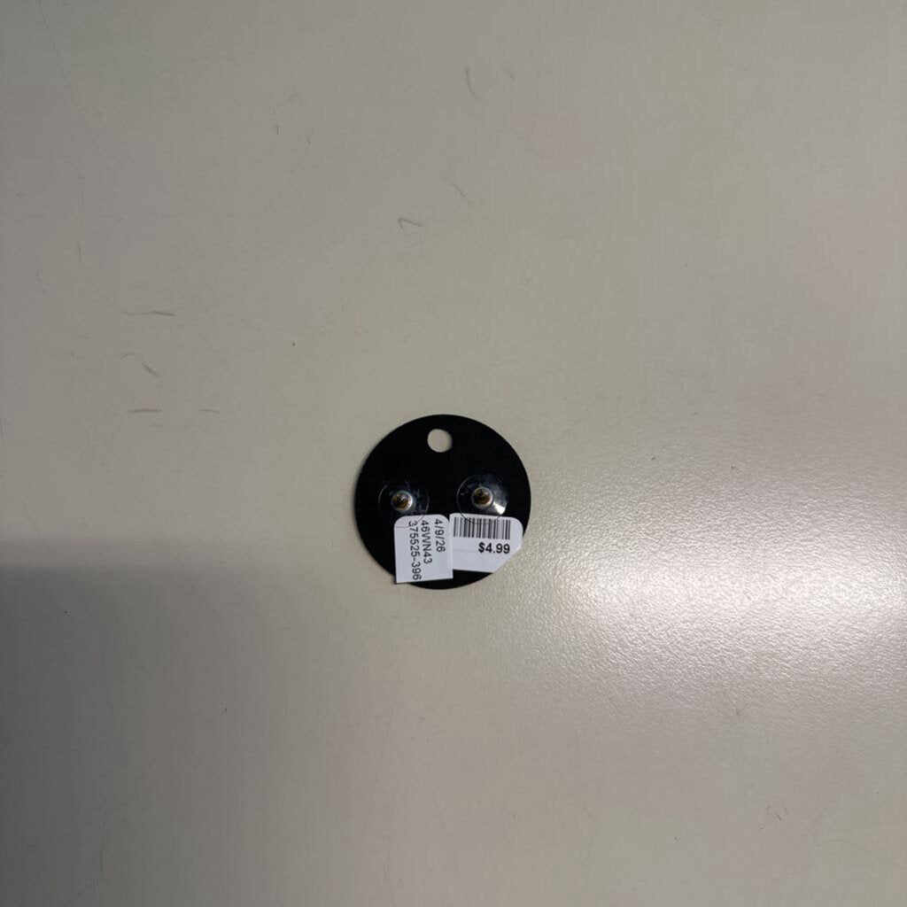 Gold/ Rhinestone Stud Earrings