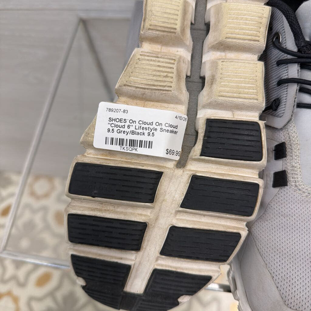 On Cloud "Cloud 6" Lifestyle Sneaker 9.5