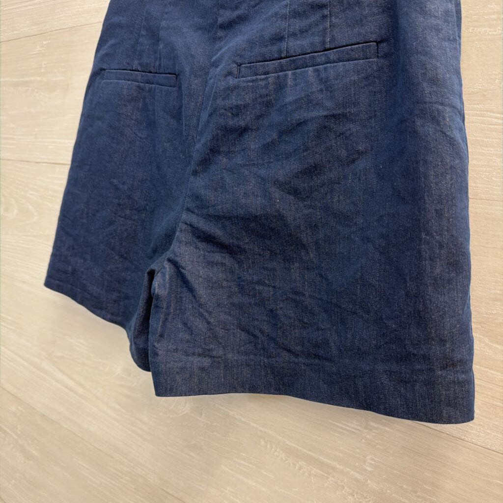 Loft Blue Sailor High Rise Shorts 4