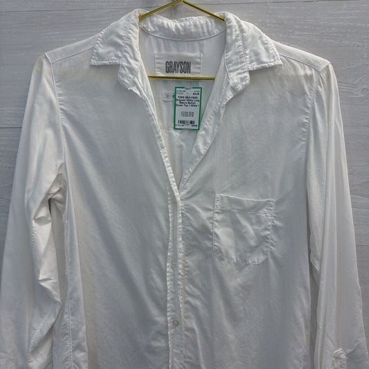 Grayson White Long Sleeve Button Down Top 1