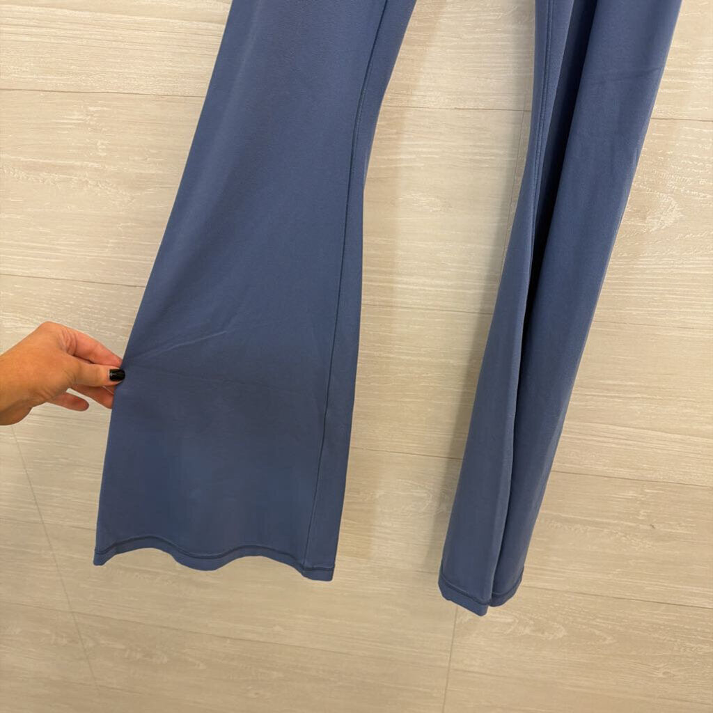 Aerie Blue Cross Waist Flare Leggings Small