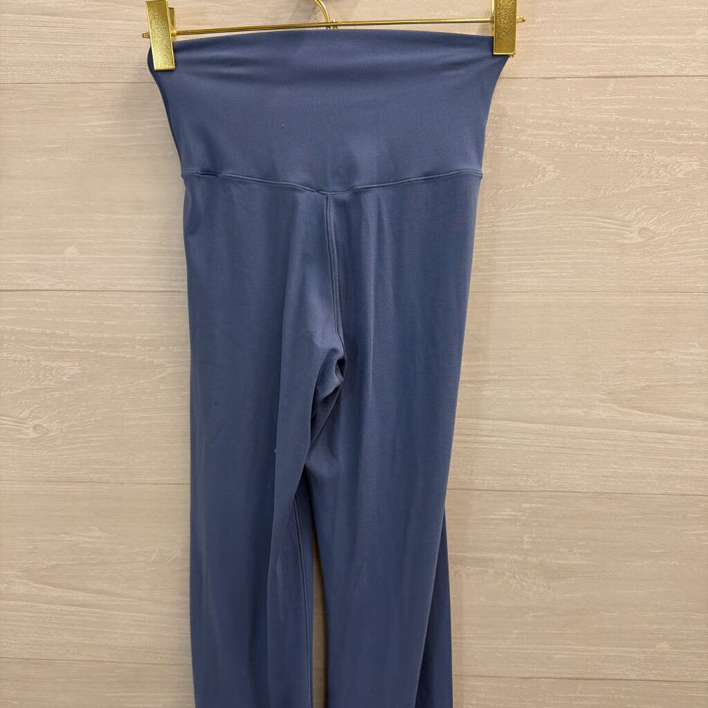 Aerie Blue Cross Waist Flare Leggings Small