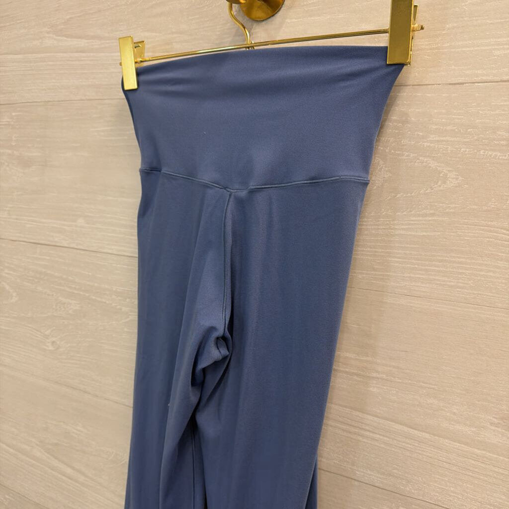 Aerie Blue Cross Waist Flare Leggings Small