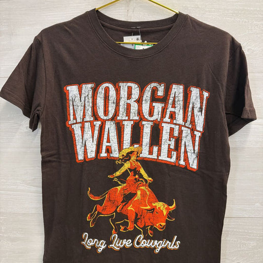 Morgan Wallen Brown/ Multi Short Sleeve Graphic Tee Small