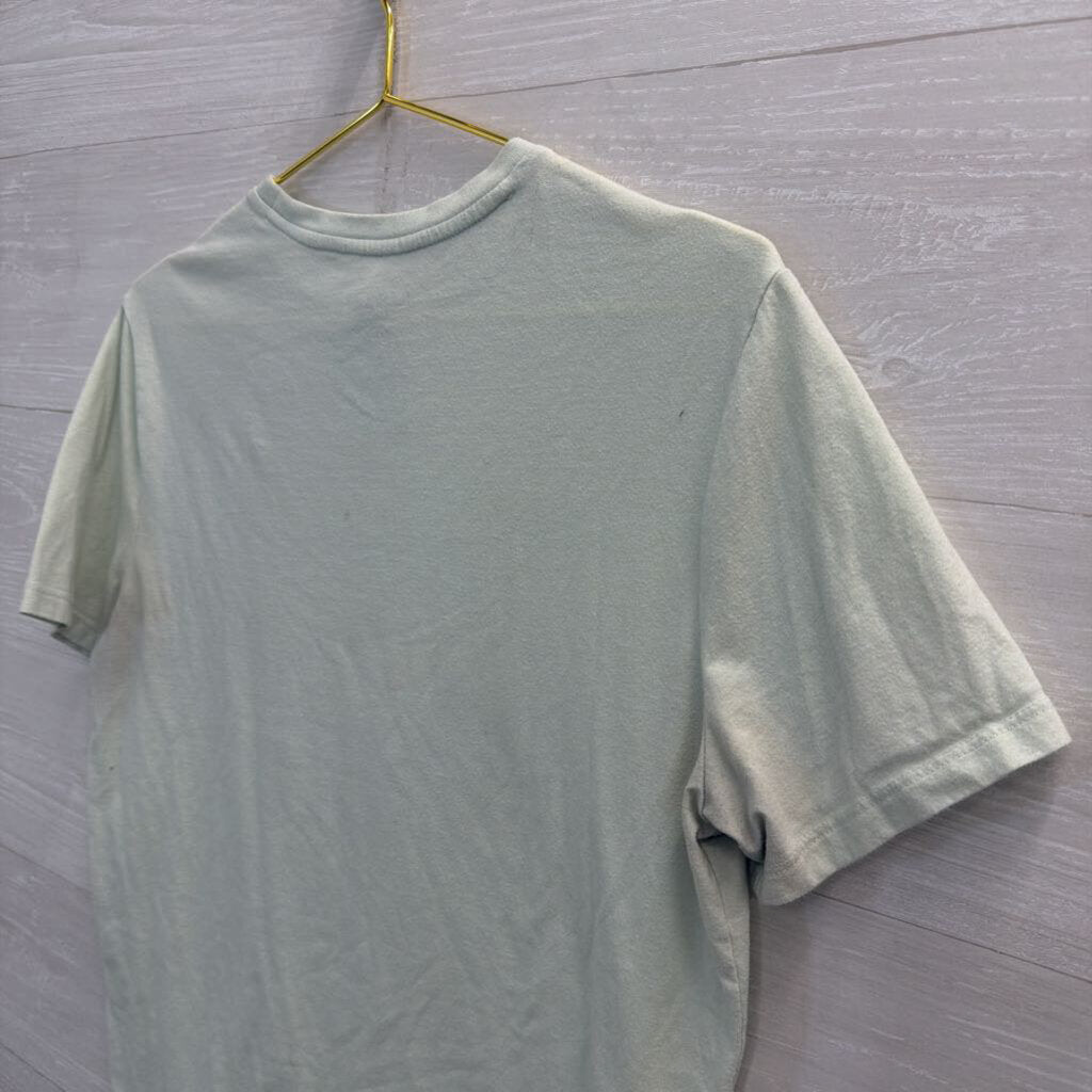 Green/ Yellow Lemon Print Short Sleeve Graphic Tee Medium