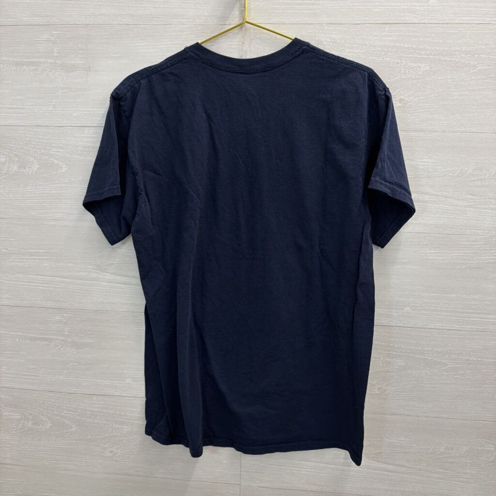 Navy/ Multi Living My Best Life Short Sleeve Graphic Tee Large
