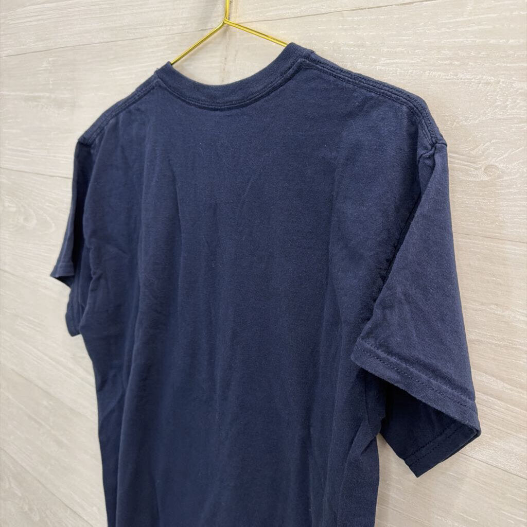 Navy/ Multi Living My Best Life Short Sleeve Graphic Tee Large