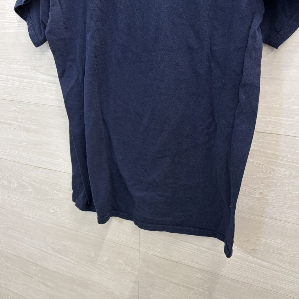 Navy/ Multi Living My Best Life Short Sleeve Graphic Tee Large