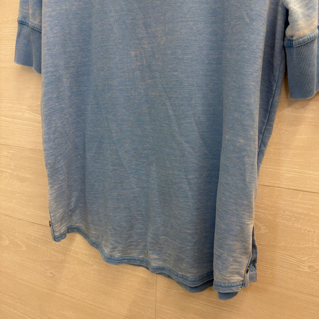 Jane and Delancey Blue Short Sleeve Top Medium