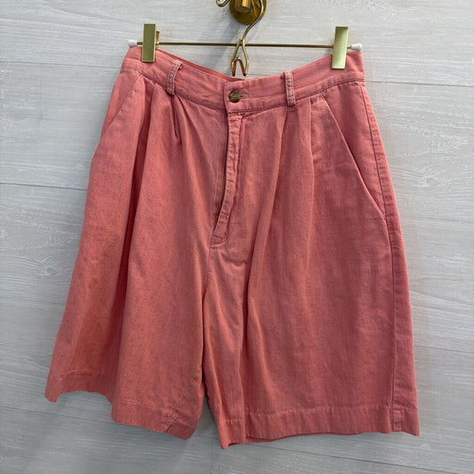 Vintage Bush Wacker Pink 100% Cotton Long Shorts 6