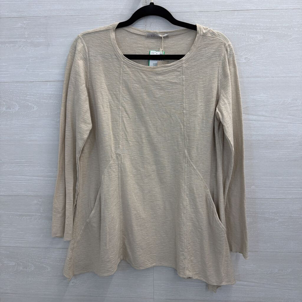 Cut Loose Brown Long Sleeve Top Medium