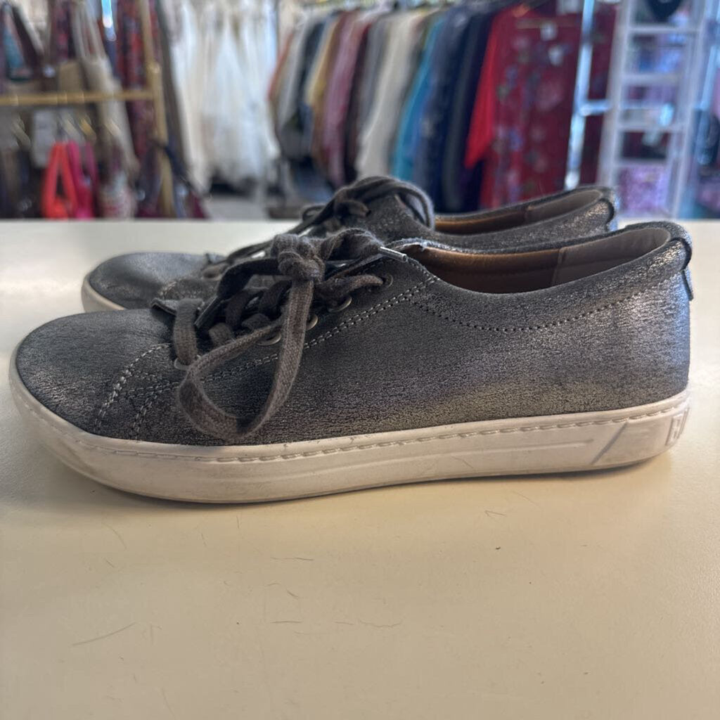 Birkenstock Metallic Silver Arran Sneakers 37