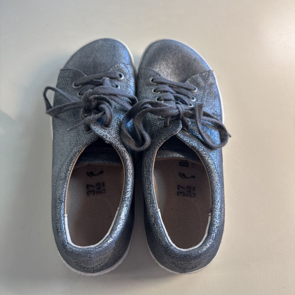 Birkenstock Metallic Silver Arran Sneakers 37