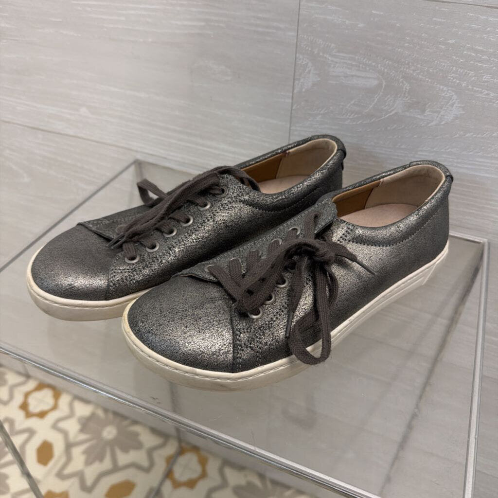 Birkenstock Metallic Silver Arran Sneakers 37