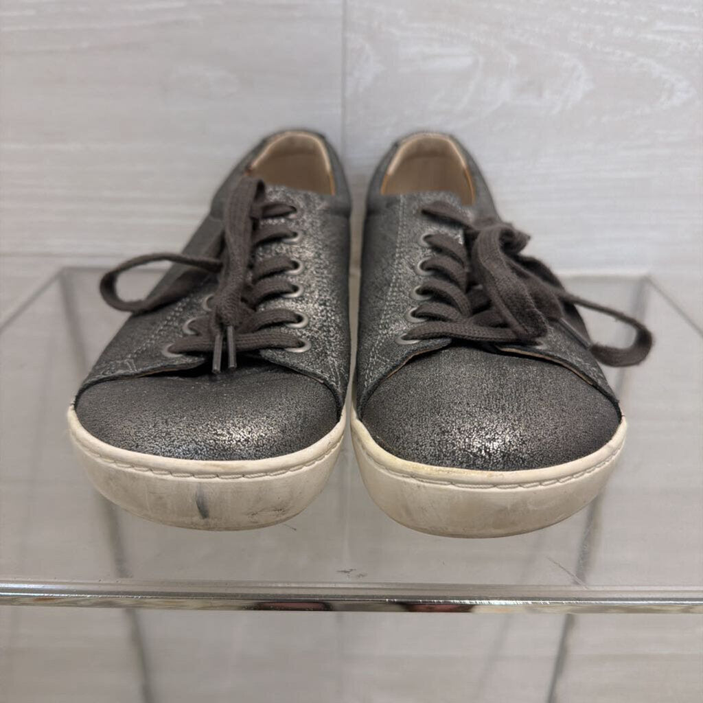 Birkenstock Metallic Silver Arran Sneakers 37