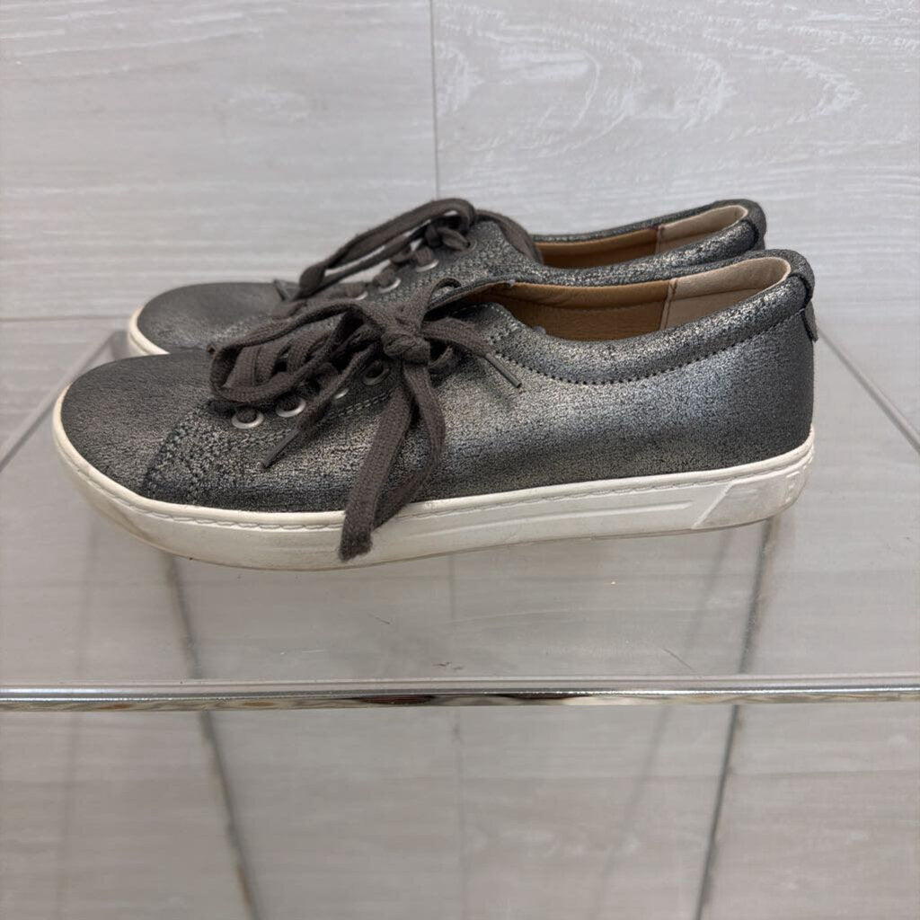Birkenstock Metallic Silver Arran Sneakers 37