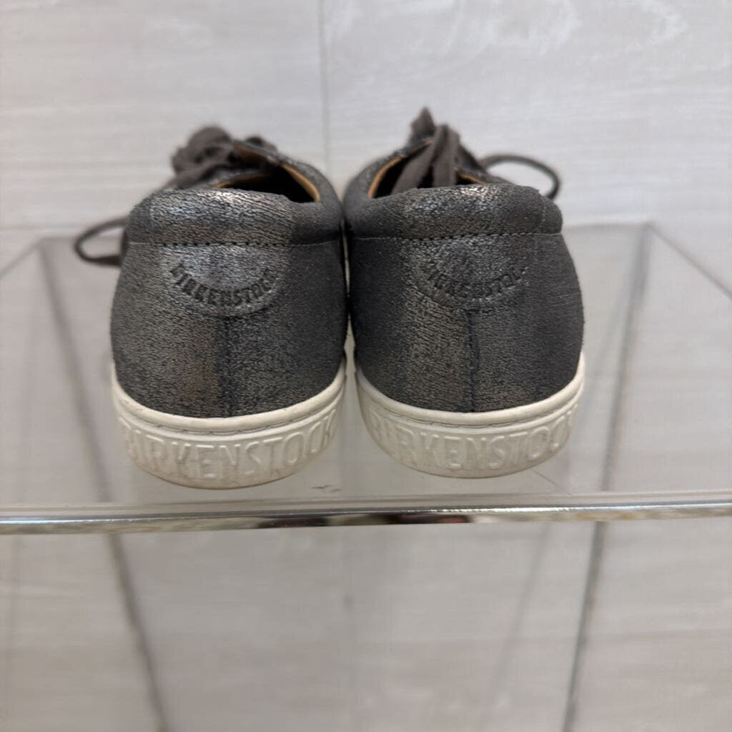 Birkenstock Metallic Silver Arran Sneakers 37