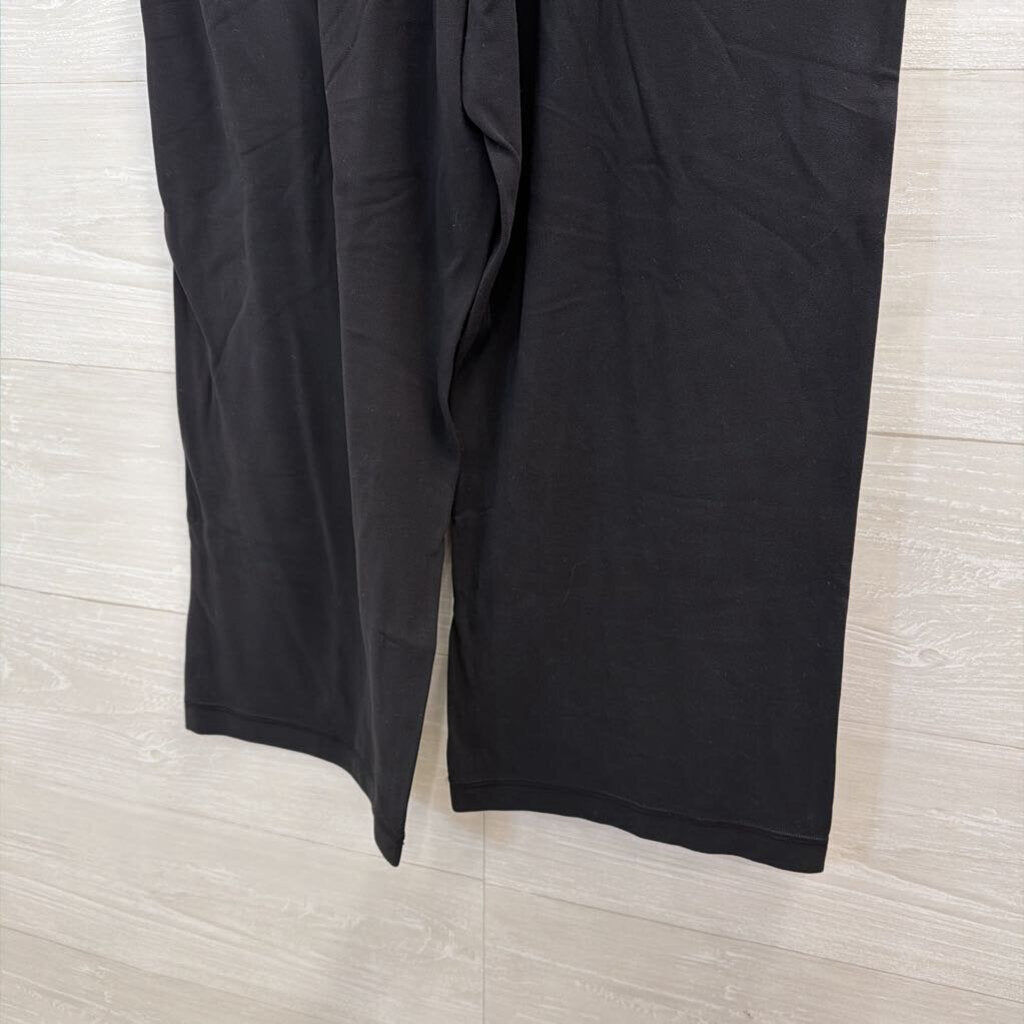 Lululemon Black Cropped Wide Leg Pants 6