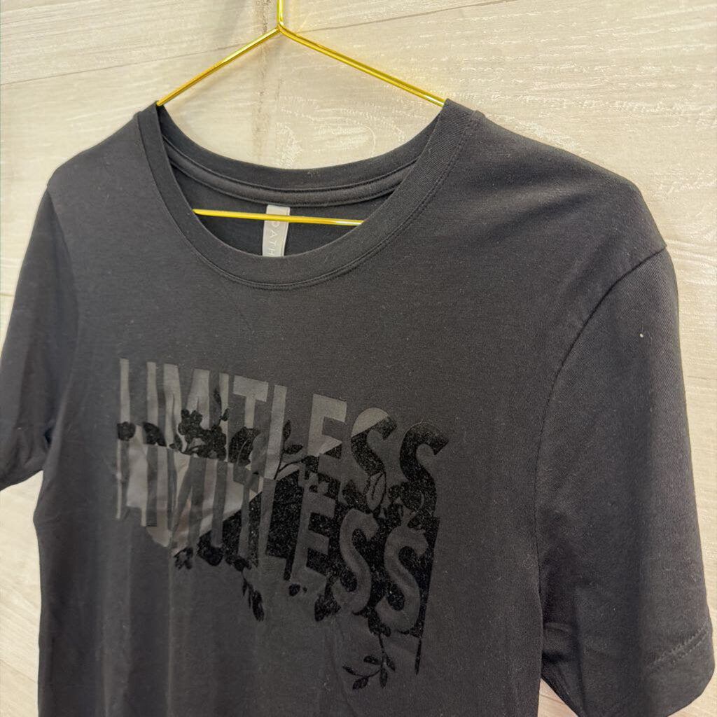 Black Athletic Limitless Tee Small